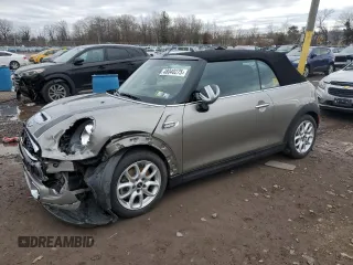 2017 MINI Convertible Cooper S with VIN WMWWG9C30H3C81324, listed as a Copart auction lot 48040275 with 54,155 mi miles and Salvage title. Bid and sale history available at DreamBid. Image 1.