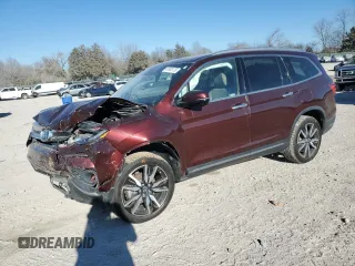 2021 Honda Pilot Touring 8-Passenger with VIN 5FNYF6H9XMB044845, listed as a Copart auction lot 47483175 with 61,764 mi miles and Clean title. Bid and sale history available at DreamBid. Image 1.