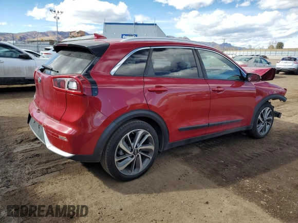 2018 Kia Niro Touring with VIN KNDCE3LC9J5175373, listed as a Copart auction lot 46708925 with 75,079 mi miles and Salvage Title. Bid and sale history available at carsss.com. Image 3.