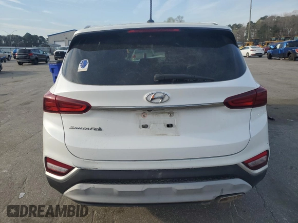 2019 Hyundai Santa Fe SE with VIN 5NMS23AD3KH113403, listed as a Copart auction lot 49791845 with 115,486 mi miles and Salvage Title. Bid and sale history available at carsss.com. Image 6.