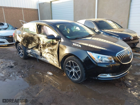 2016 Buick LaCrosse Sport Touring with VIN 1G4G45G36GF285693, listed as a IAAI auction lot 40681312 with 64,249 mi miles. Bid and sale history available at carsss.com. Image 1.