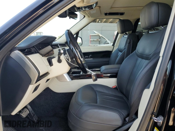 2023 Land Rover Range Rover with VIN SALK1BE72PA033361, listed as a Copart auction lot 55916455 with 37,877 mi miles and Salvage Title. Bid and sale history available at DreamBid. Image 7.