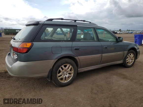 2002 Subaru Legacy Outback Limited с VIN 4S3BH686827601860, выставлен на аукционе Copart как лот 61432045 с пробегом 273 452 миль миль и Чистый • Clean title. История ставок и продаж доступна на DreamBid. Изображение 3.