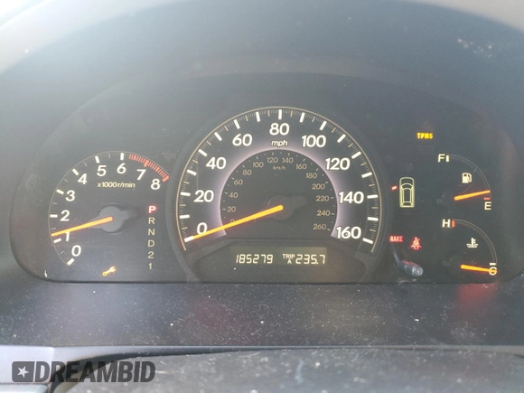 2008 Honda Odyssey EX-L with VIN 5FNRL38678B410526, listed as a Copart auction lot 86491384 with 185,279 mi miles and Salvage Title. Bid and sale history available at carsss.com. Image 9.