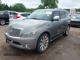 2013 Infiniti QX56 with VIN JN8AZ2NEXD9060450, listed as a IAAI auction lot 42388986 with 124,129 mi miles and . Bid and sale history available at DreamBid. Image 18.
