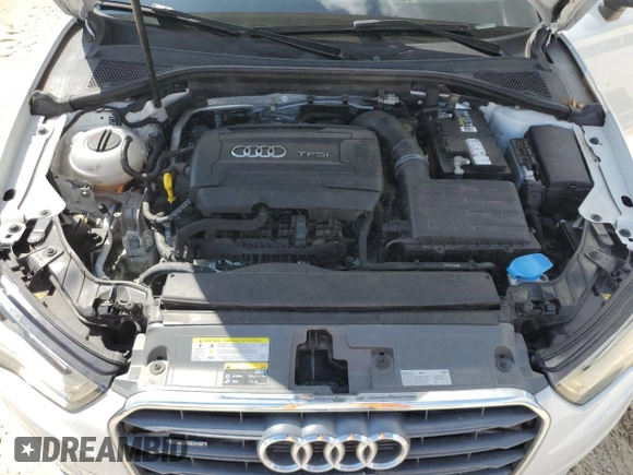 2016 Audi A3 2.0T Premium with VIN WAU78LFF6G1010344, listed as a Copart auction lot 73640494 with 0 mi miles and Salvage Title. Bid and sale history available at carsss.com. Image 11.