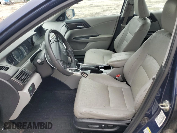 2014 Honda Accord Sedan EX-L with VIN 1HGCR2F85EA147056, listed as a Copart auction lot 53037755 with 100,564 mi miles and Salvage Title. Bid and sale history available at carsss.com. Image 7.