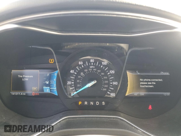 2013 Ford Fusion SE with VIN 3FA6P0HRXDR320317, listed as a Copart auction lot 51501105 with 141,311 mi miles and Salvage Title. Bid and sale history available at DreamBid. Image 9.