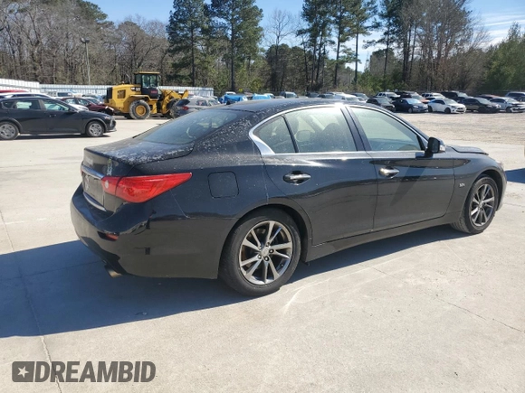 2017 Infiniti Q50 Signature Edition z VIN JN1EV7ARXHM838119, wystawiony jako Copart lot #46997865 z przebiegiem 71 360 mil mil oraz Szkoda całkowita • Salvage title. Historia ofert i sprzedaży dostępna na DreamBid. Obrazek 3.
