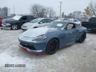 2024 Nissan Z Nismo with VIN JN1BZ4CH6RM360311, listed as a IAAI auction lot 41596881 with 8,916 mi miles and . Bid and sale history available at DreamBid. Image 18.