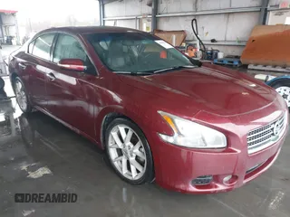 2009 Nissan Maxima SV with VIN 1N4AA51E19C819173, listed as a IAAI auction lot 41619876 with 121,564 mi miles and . Bid and sale history available at DreamBid. Image 1.