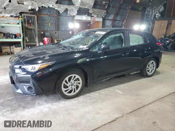 2024 Subaru Impreza with VIN JF1GUABCXR8299775, listed as a Copart auction lot 56345354 with 3,680 mi miles and Salvage Title. Bid and sale history available at carsss.com. Image 1.