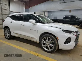 2020 Chevrolet Blazer Premier with VIN 3GNKBFRS0LS662742, listed as a Copart auction lot 41563495 with 78,379 mi miles and Salvage title. Bid and sale history available at DreamBid. Image 4.