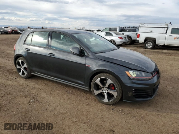 2015 Volkswagen Golf GTI SE with VIN 3VW5T7AU7FM014584, listed as a Copart auction lot 49159145 with 68,012 mi miles and Salvage Title. Bid and sale history available at carsss.com. Image 4.