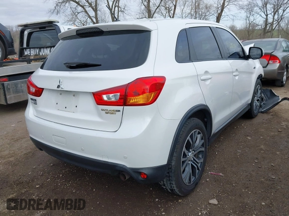 2016 Mitsubishi Outlander Sport 2.0 ES with VIN JA4AP3AU0GZ025757, listed as a IAAI auction lot 41834847 with 89,541 mi miles. Bid and sale history available at carsss.com. Image 4.