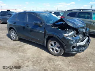 2023 Honda HR-V LX with VIN 3CZRZ2H37PM739410, listed as a IAAI auction lot 41750299 with 17,588 mi miles. Bid and sale history available at carsss.com. Image 1.