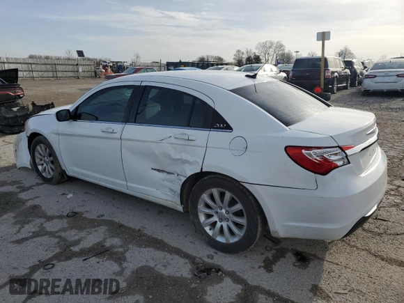 2011 Chrysler 200 Touring with VIN 1C3BC1FG3BN610768, listed as a Copart auction lot 51521595 with 130,753 mi miles and Salvage Title. Bid and sale history available at carsss.com. Image 2.