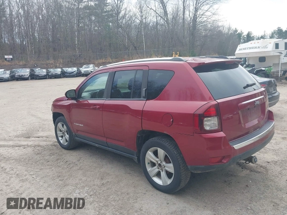 2015 Jeep Compass High Altitude Edition with VIN 1C4NJCEA8FD126274, listed as a IAAI auction lot 41837430 with 119,444 mi miles. Bid and sale history available at carsss.com. Image 3.
