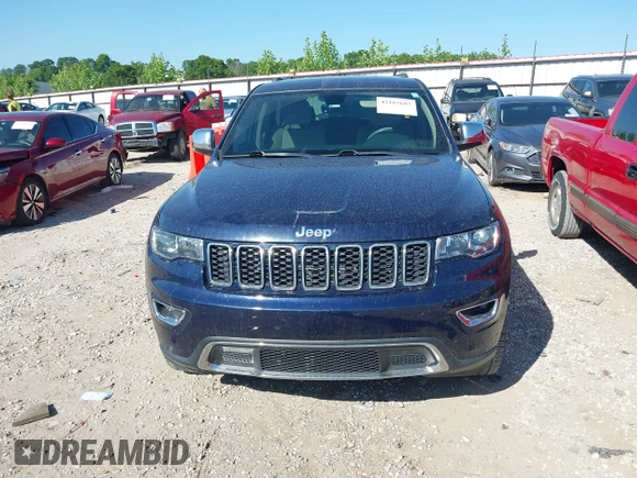 2017 Jeep Grand Cherokee Limited with VIN 1C4RJEBG9HC677036, listed as a IAAI auction lot 42187687 with 127,802 mi miles and . Bid and sale history available at DreamBid. Image 12.