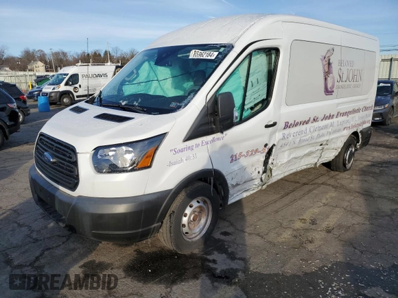 2019 Ford Transit Passenger XL with VIN 1FBAX2CM4KKA34304, listed as a Copart auction lot 85962184 with Not Provided miles and Salvage Title. Bid and sale history available at carsss.com. Image 1.
