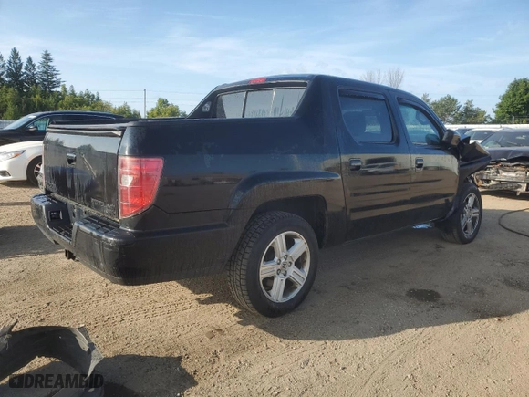2012 Honda Ridgeline RTL with VIN 5FPYK1F59CB454282, listed as a Copart auction lot 68022014 with 462,330 mi miles and Salvage Title. Bid and sale history available at carsss.com. Image 3.