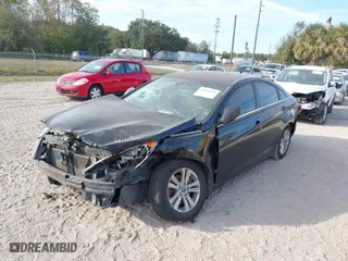 2011 Hyundai Sonata GLS with VIN 5NPEB4ACXBH298675, listed as a IAAI auction lot 41021020 with 160,588 mi miles. Bid and sale history available at carsss.com. Image 2.