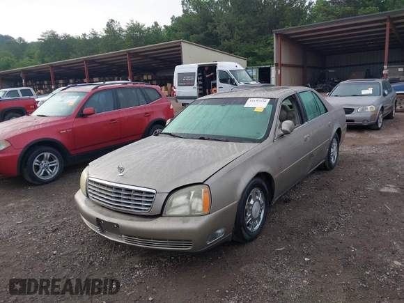 2003 Cadillac DeVille z VIN 1G6KD54Y33U168709, wystawiony jako IAAI lot #42197430 z przebiegiem 287 747 mil mil oraz . Historia ofert i sprzedaży dostępna na DreamBid. Obrazek 6.