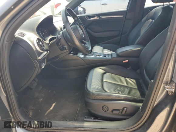 2018 Audi A3 Sedan Premium with VIN WAUAUGFF9J1004859, listed as a Copart auction lot 52322434 with 90,535 mi miles and Salvage Title. Bid and sale history available at carsss.com. Image 7.