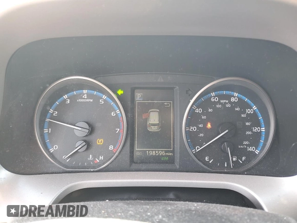 2018 Toyota RAV4 XLE with VIN 2T3WFREV4JW476959, listed as a Copart auction lot 51593265 with 198,596 mi miles and Salvage Title. Bid and sale history available at DreamBid. Image 9.