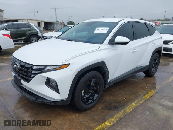 2024 Hyundai Tucson SE with VIN 5NMJA3DE4RH299305, listed as a IAAI auction lot 41200216 with 14,998 mi miles and . Bid and sale history available at DreamBid. Image 18.