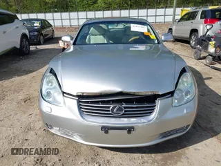 2004 Lexus SC with VIN JTHFN48YX40059526, listed as a IAAI auction lot 41973307 with 123,466 mi miles. Bid and sale history available at carsss.com. Image 6.