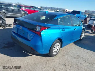 2022 Toyota Prius L Eco with VIN JTDKAMFU0N3182232, listed as a IAAI auction lot 41737264 with 23,123 mi miles. Bid and sale history available at carsss.com. Image 4.