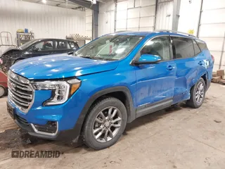 2024 GMC Terrain SLT with VIN 3GKALVEG1RL288758, listed as a IAAI auction lot 41607072 with 7,344 mi miles and . Bid and sale history available at carsss.com. Image 2.