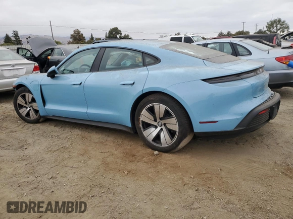 2024 Porsche Taycan with VIN WP0AA2Y14RSA12182, listed as a Copart auction lot 68667294 with 4,283 mi miles and Salvage title. Bid and sale history available at DreamBid. Image 2.