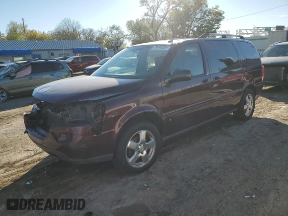2008 Chevrolet Uplander LT w/1LT with VIN 1GNDV33WX8D130223, listed as a Copart auction lot 78484824 with 229,504 mi miles and Salvage Title. Bid and sale history available at carsss.com. Image 1.