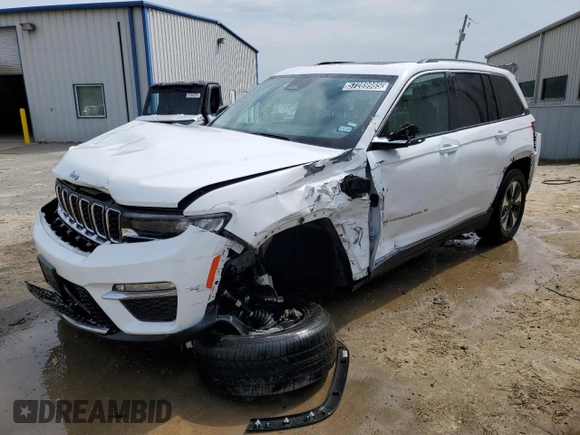 2024 Jeep Grand Cherokee with VIN 1C4RJYB69RC720784, listed as a Copart auction lot 57289985 with Not provided miles and Clean title. Bid and sale history available at DreamBid. Image 1.