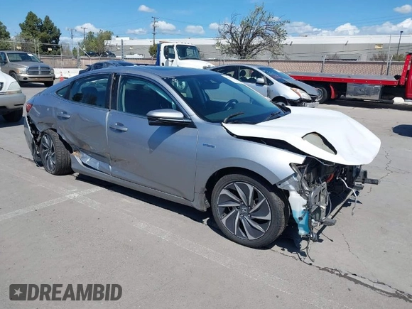 2019 Honda Insight Touring with VIN 19XZE4F93KE007489, listed as a IAAI auction lot 41943334 with 118,689 mi miles and . Bid and sale history available at DreamBid. Image 1.