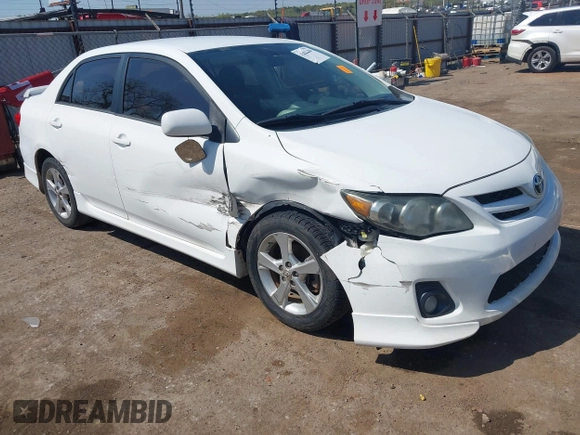 2013 Toyota Corolla L with VIN 2T1BU4EE4DC981499, listed as a IAAI auction lot 42052280 with 111,153 mi miles. Bid and sale history available at carsss.com. Image 1.