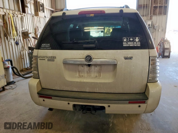 2010 Mercury Mountaineer Premier with VIN 4M2EN3JEXAUJ00212, listed as a Copart auction lot 62010725 with 244,794 mi miles and Salvage title. Bid and sale history available at DreamBid. Image 6.