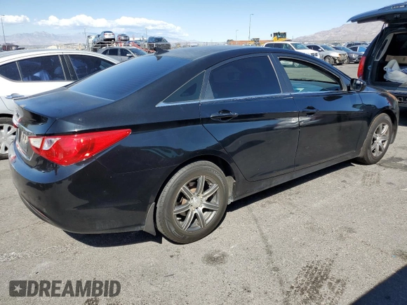 2011 Hyundai Sonata GLS with VIN 5NPEB4AC2BH105581, listed as a Copart auction lot 55623785 with 169,172 mi miles and Clean Title. Bid and sale history available at carsss.com. Image 3.