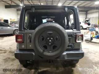 2018 Jeep Wrangler Unlimited Sport S with VIN 1C4HJXDG9JW275512, listed as a Copart auction lot 47561735 with 53,863 mi miles and Salvage Title. Bid and sale history available at carsss.com. Image 6.