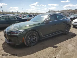 2023 BMW i4 eDrive40 with VIN WBY73AW09PFP75583, listed as a Copart auction lot 51586725 with 10,346 mi miles and Salvage Title. Bid and sale history available at carsss.com. Image 1.
