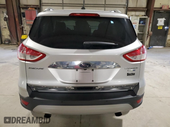 2016 Ford Escape Titanium with VIN 1FMCU9J95GUB20829, listed as a Copart auction lot 52315925 with 97,365 mi miles and Salvage Title. Bid and sale history available at carsss.com. Image 6.