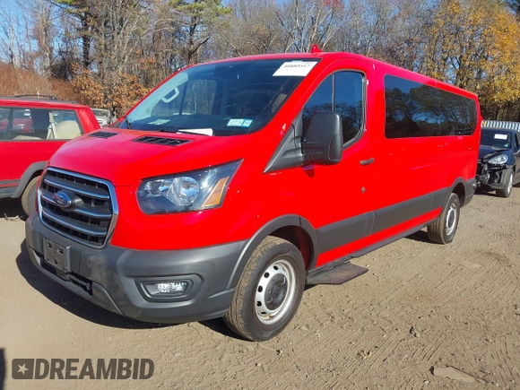 2020 Ford Transit Passenger XL with VIN 1FBAX2Y82LKB00491, listed as a IAAI auction lot 40889517 with 25,430 mi miles and . Bid and sale history available at DreamBid. Image 2.