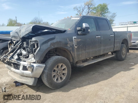 2019 Ford F-250 XL with VIN 1FT7W2B62KEC75983, listed as a Copart auction lot 52124145 with 75,100 mi miles and Salvage title. Bid and sale history available at DreamBid. Image 1.