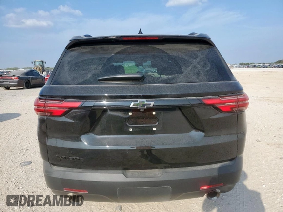 2023 Chevrolet Traverse LS with VIN 1GNERFKW2PJ312848, listed as a Copart auction lot 60497505 with 52,104 mi miles and Salvage title. Bid and sale history available at DreamBid. Image 6.