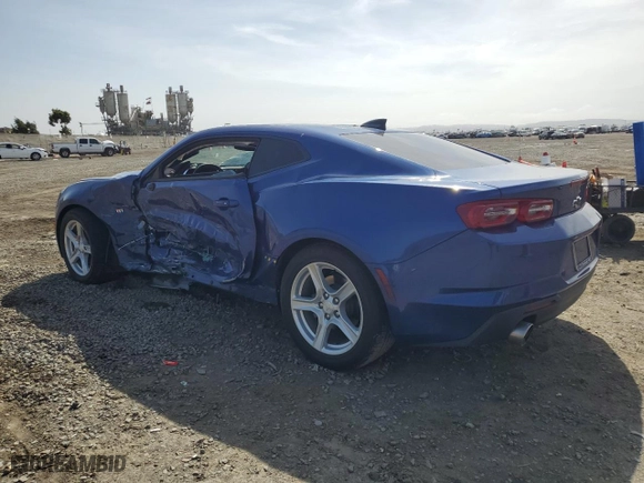 2021 Chevrolet Camaro 1LT with VIN 1G1FB1RX2M0142472, listed as a Copart auction lot 45917275 with 0 mi miles and Salvage Title. Bid and sale history available at carsss.com. Image 2.