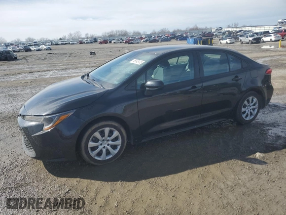 2022 Toyota Corolla LE with VIN 5YFEPMAE4NP338856, listed as a Copart auction lot 46145135 with 80,465 mi miles and Salvage Title. Bid and sale history available at carsss.com. Image 1.