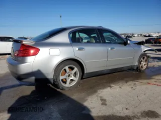 2004 Infiniti G35 w/Leather with VIN JNKCV51E24M614955, listed as a Copart auction lot 46653685 with 187,864 mi miles and Salvage Title. Bid and sale history available at DreamBid. Image 3.