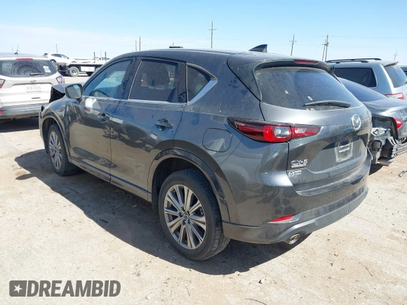 2023 Mazda CX-5 Signature with VIN JM3KFBXY8P0101156, listed as a IAAI auction lot 41670424 with Not Provided miles and . Bid and sale history available at carsss.com. Image 3.